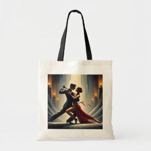 Tote Bag Tango Dancing Couple