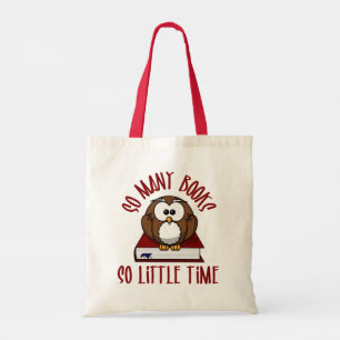 Tote Bag Tant De Livres Si Peu De Temps // Citation De Lect