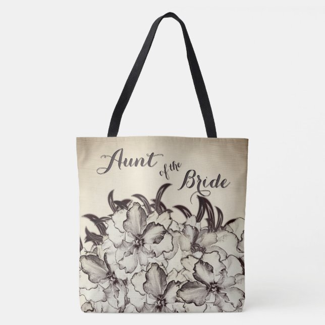 Tote Bag Tante de la mariée Vintage (Devant)
