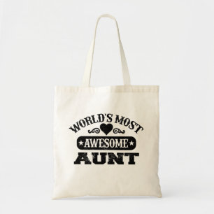 Tote Bag Tante la plus géniale du monde