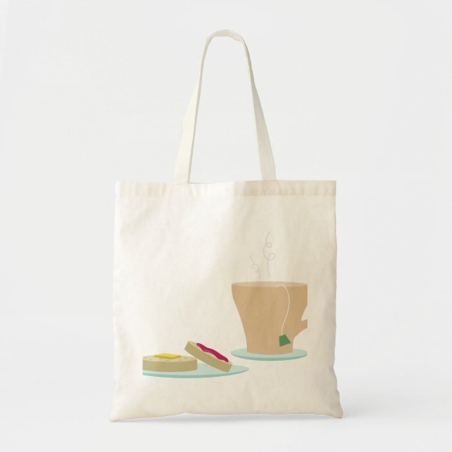 Tote Bag Tapis et thé (Devant)
