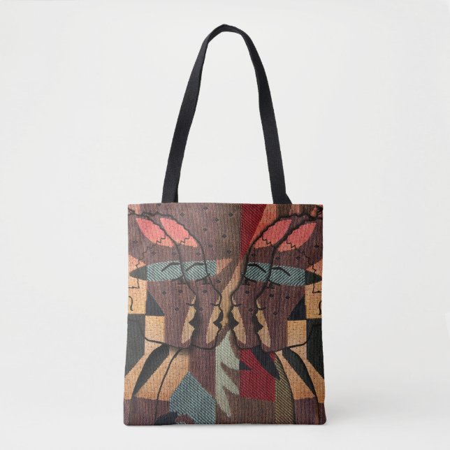 Tote Bag Tapisserie africaine (Devant)