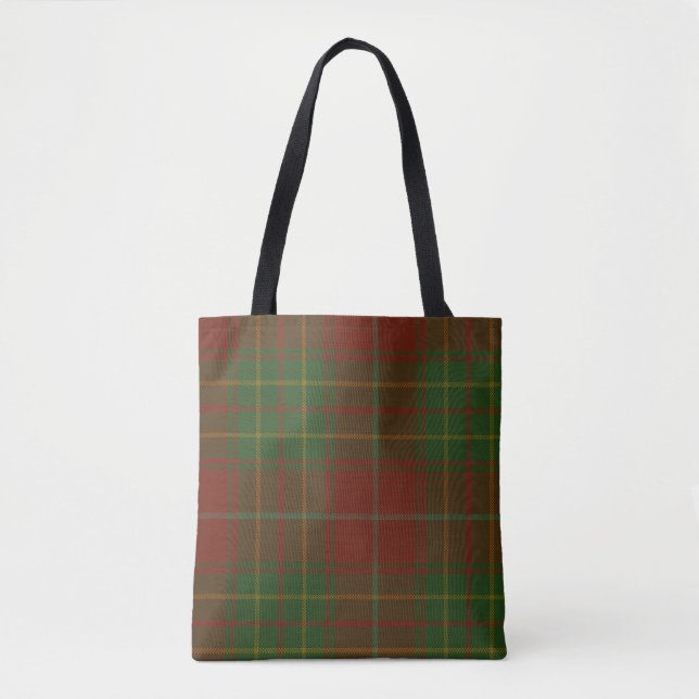 Tote Bag Tartan de clan de Burnett (Devant)