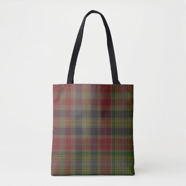 Tote Bag Tartan de clan de chasseur (Devant)