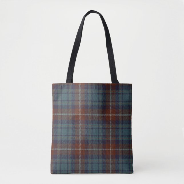 Tote Bag Tartan de clan de Greer (Devant)