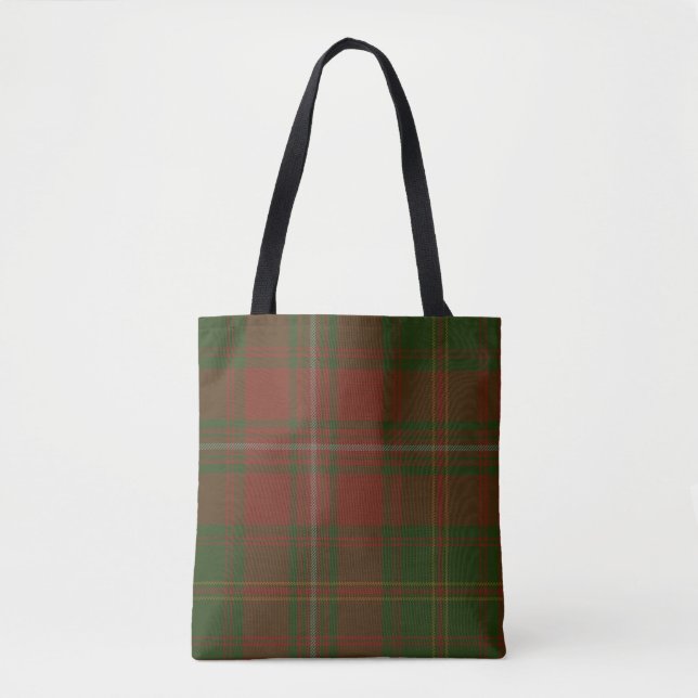 Tote Bag Tartan de clan de Hayes (Devant)