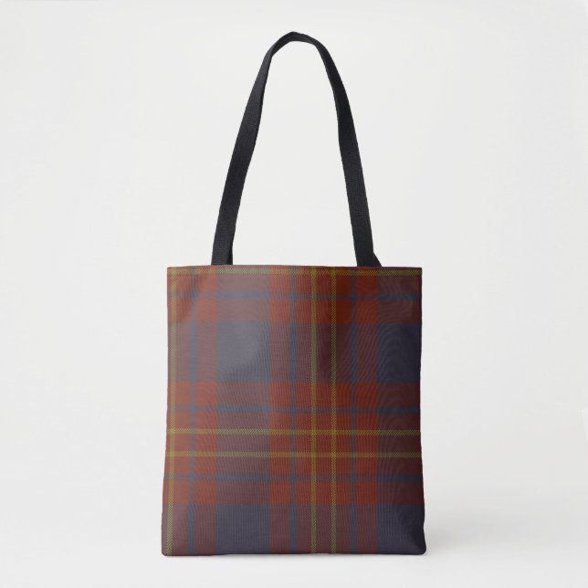 Tote Bag Tartan de clan de maître d'hôtel (Devant)