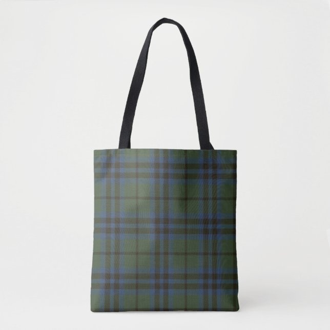 Tote Bag Tartan de clan de Marshall (Devant)