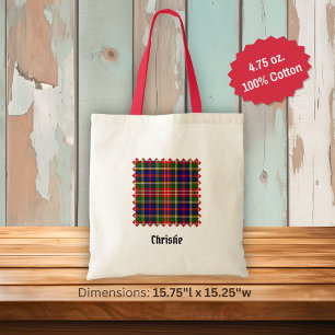 Tote Bag Tartan du clan Christie