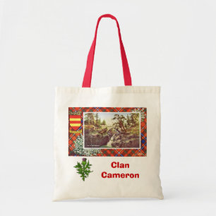 Tote Bag Tartan écossais, clan Cameron, Braemar