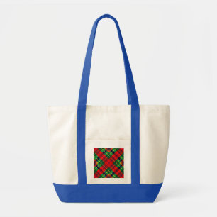 Tote Bag Tartan Plaid