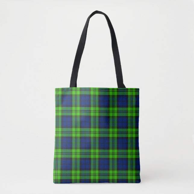 Tote Bag Tartan plaqué Blackwatch (Devant)