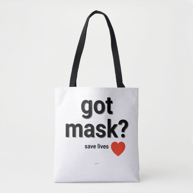 Tote Bag T'as Mask ?Sac fourre-tout (Devant)