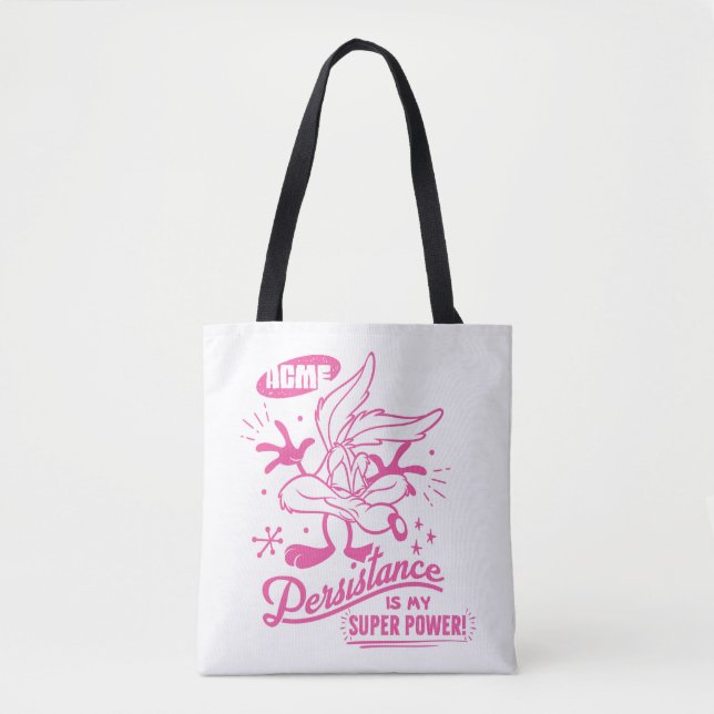 Tote Bag Tasty Retro WILE E. COYOTE™ (Devant)