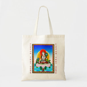 Tote Bag Tatouage blanc Tara de thangka tibétain oriental