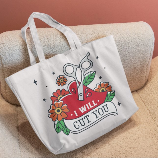 Tote Bag Tattoo coiffeur (Créateur téléchargé)