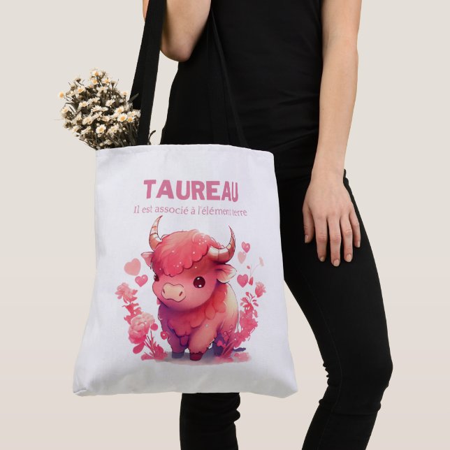 Tote Bag Taureau (Close Up)