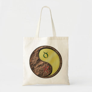 Tote Bag Taurus et tigre métallique