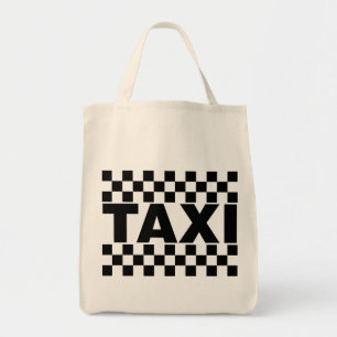 Tote Bag Taxi ~ Taxi Cab ~ Voiture À Louer