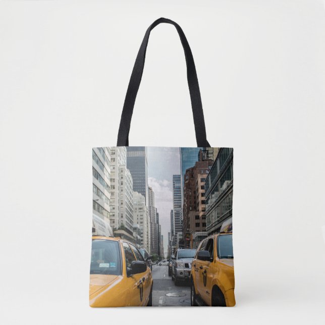 Tote Bag Taxis jaunes de New York (Devant)