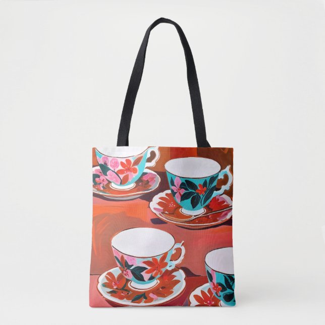 Tote Bag Tea Party (Devant)
