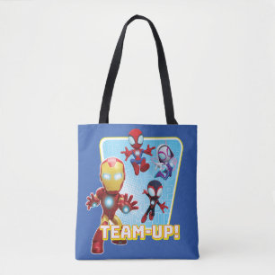 Tote Bag Team Spidey et Iron Man Team-Up !