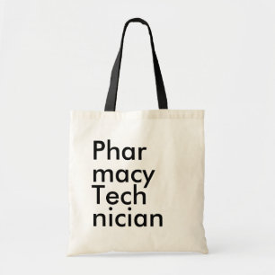 Tote Bag Technicien en pharmacie de mode noire