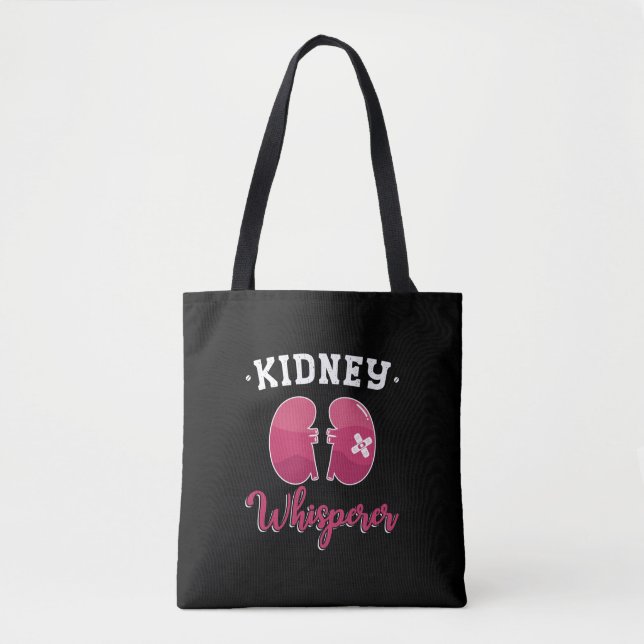 Tote Bag Technique de néphrologie infirmière de la dialyse  (Devant)