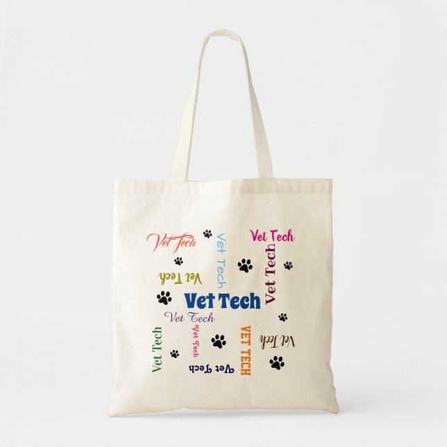 Tote Bag Technologie de vétérinaire (Devant)
