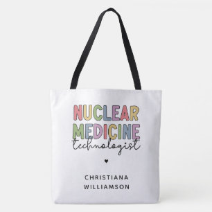 Tote Bag Technologue en médecine nucléaire sur mesure CNMT 