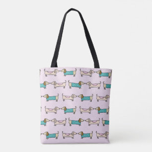Tote Bag Teckels mignons