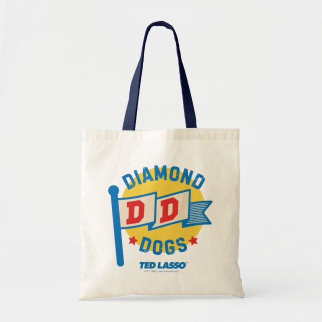 Tote Bag Ted Lasso | Diamond Chiens Pennant Graphisme (Devant)