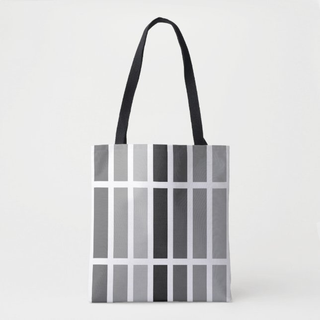 Tote Bag Teintes gris argenté (Devant)