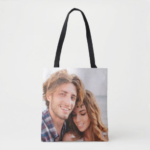 Tote Bag Téléchargement De Photo Personnalisé Concevez Votr