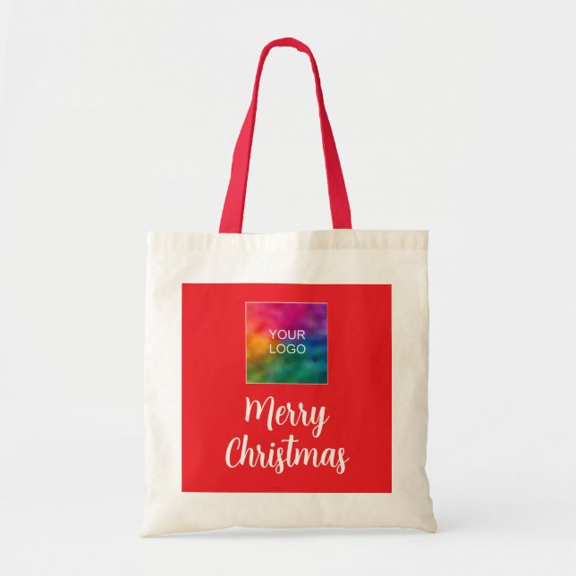 Tote Bag Téléchargez votre logo d'entreprise Joyeux budget  (Devant)