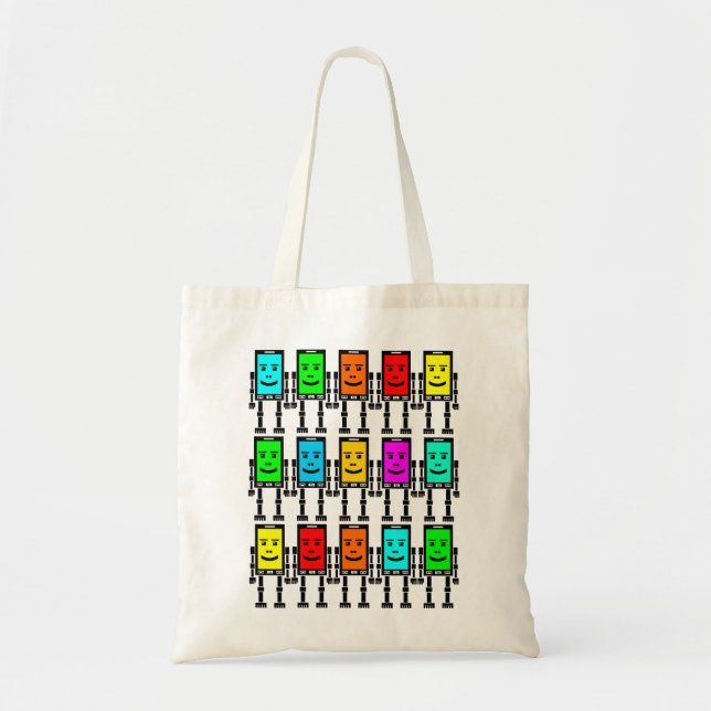 Tote Bag Téléphones de Robo (Devant)