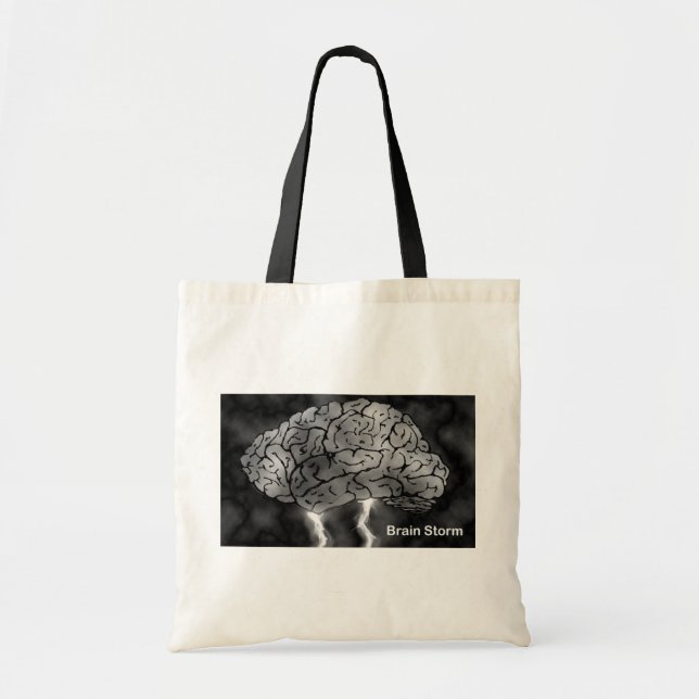 Tote Bag Tempête cérébrale (Devant)