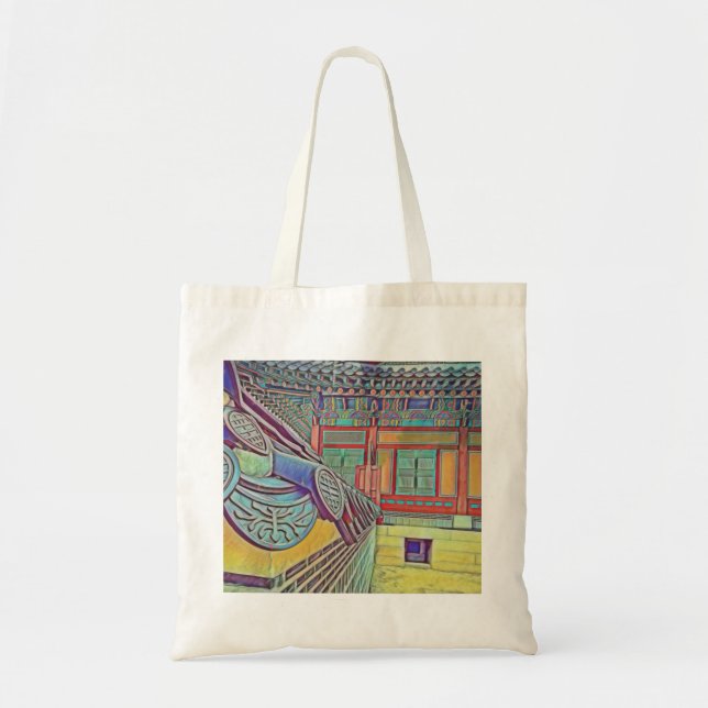 Tote Bag Temple bouddhiste coréen (Devant)