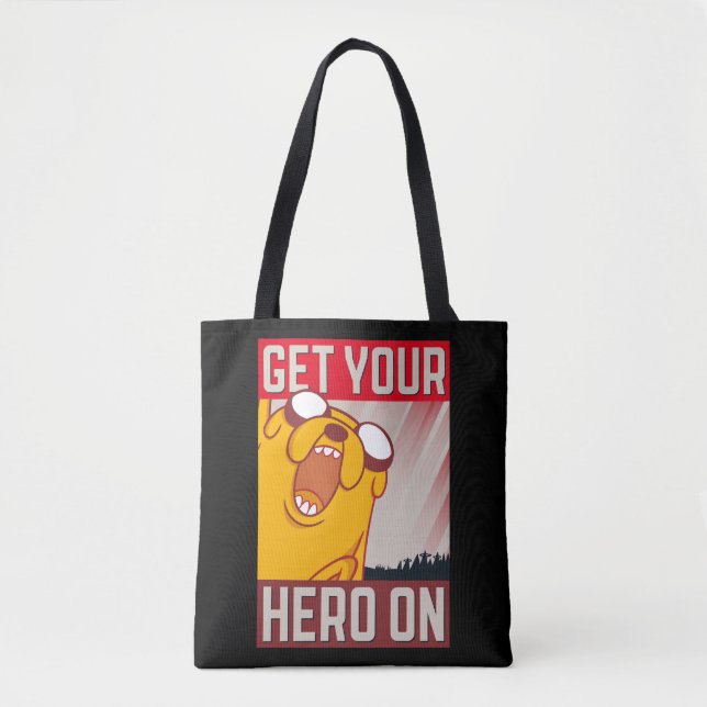 Tote Bag Temps d'aventure | Jake "Mettez votre héros en mar (Devant)