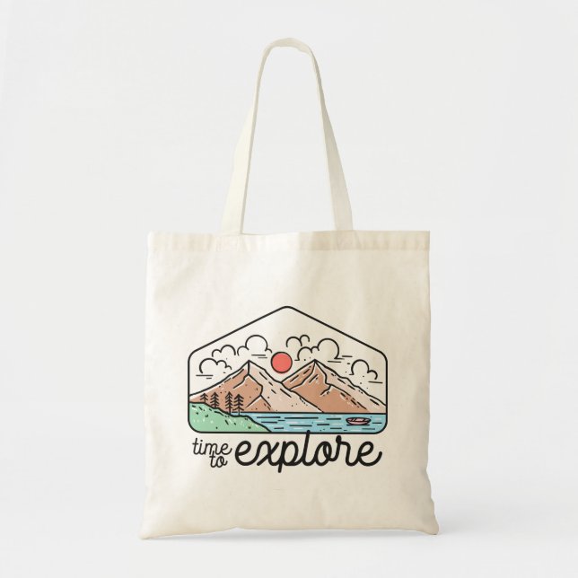 Tote Bag Temps De Recherche (Devant)
