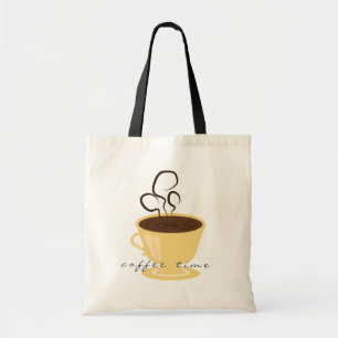 Tote Bag Temps Fourre-tout de café