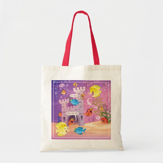 Tote Bag Temps vers Compte-Sous la mer (Devant)
