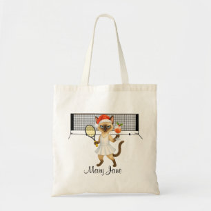 Tote Bag Tennis sur le thème de Noël pour joueur qui aime l
