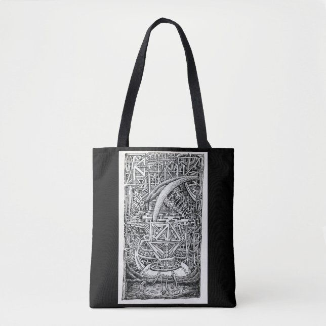Tote Bag Tentacle Tank de Brian Benson (Devant)