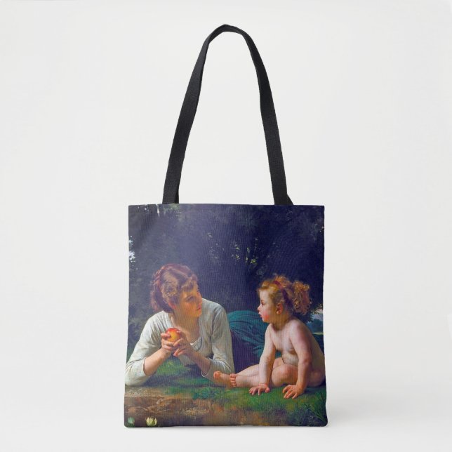 Tote Bag Tentation, Bouguereau (Devant)