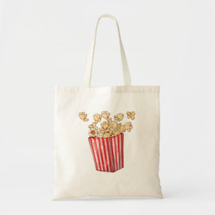 Tote Bag Tenue De Nuit De Film Pour Les Amateurs De Popcorn
