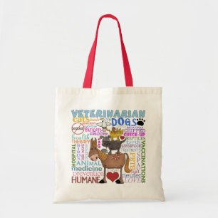 Tote Bag Termes Vétérinaires Art Subway