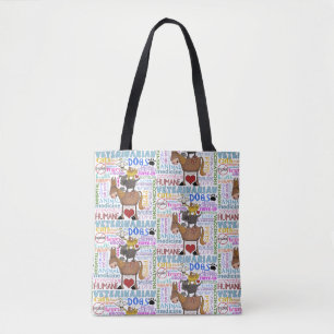 Tote Bag Termes Vétérinaires Art Subway