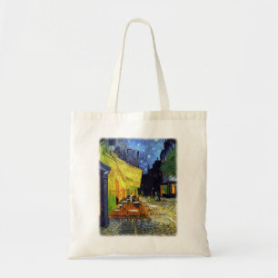 Tote Bag Terrasse de café la nuit par Vincent van Gogh