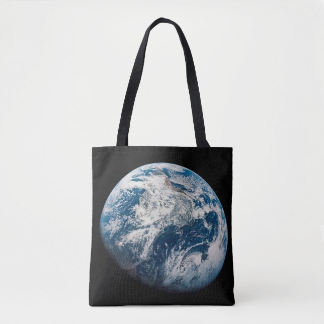Tote Bag Terre Tirée De L'Aollo 8 Spacecraft. (Devant)